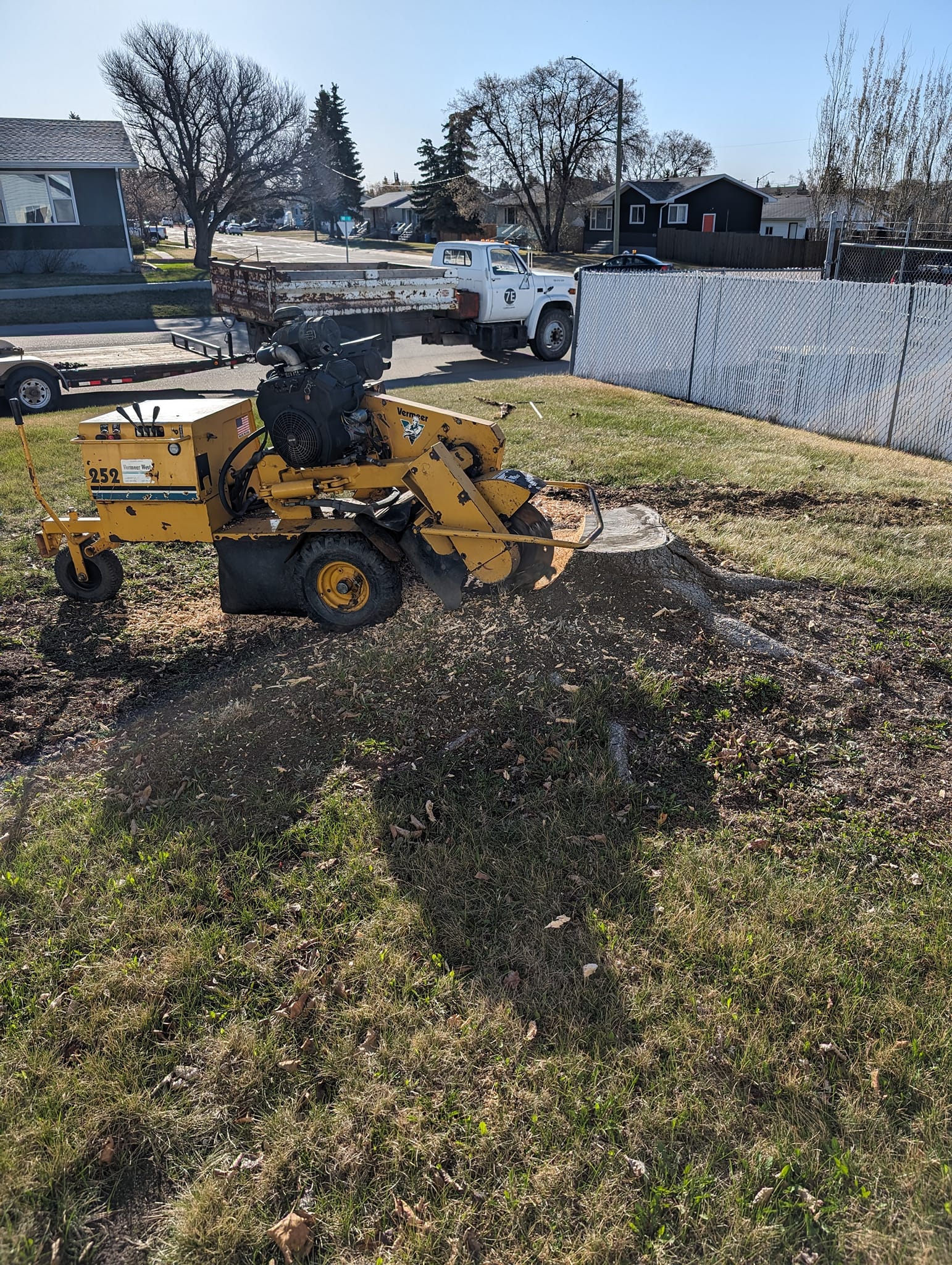 stump grinding barrhead, westlock, edmonton